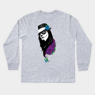 Sugar Skull Art Kids Long Sleeve T-Shirt